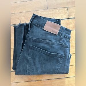 Madewell Cali Demi Boot black jeans size 25